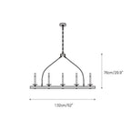 Ripple Modern Minimalist Classic Linear Brass Chandelier
