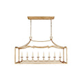 Ripple Modern Minimalist Classic Linear Brass Chandelier