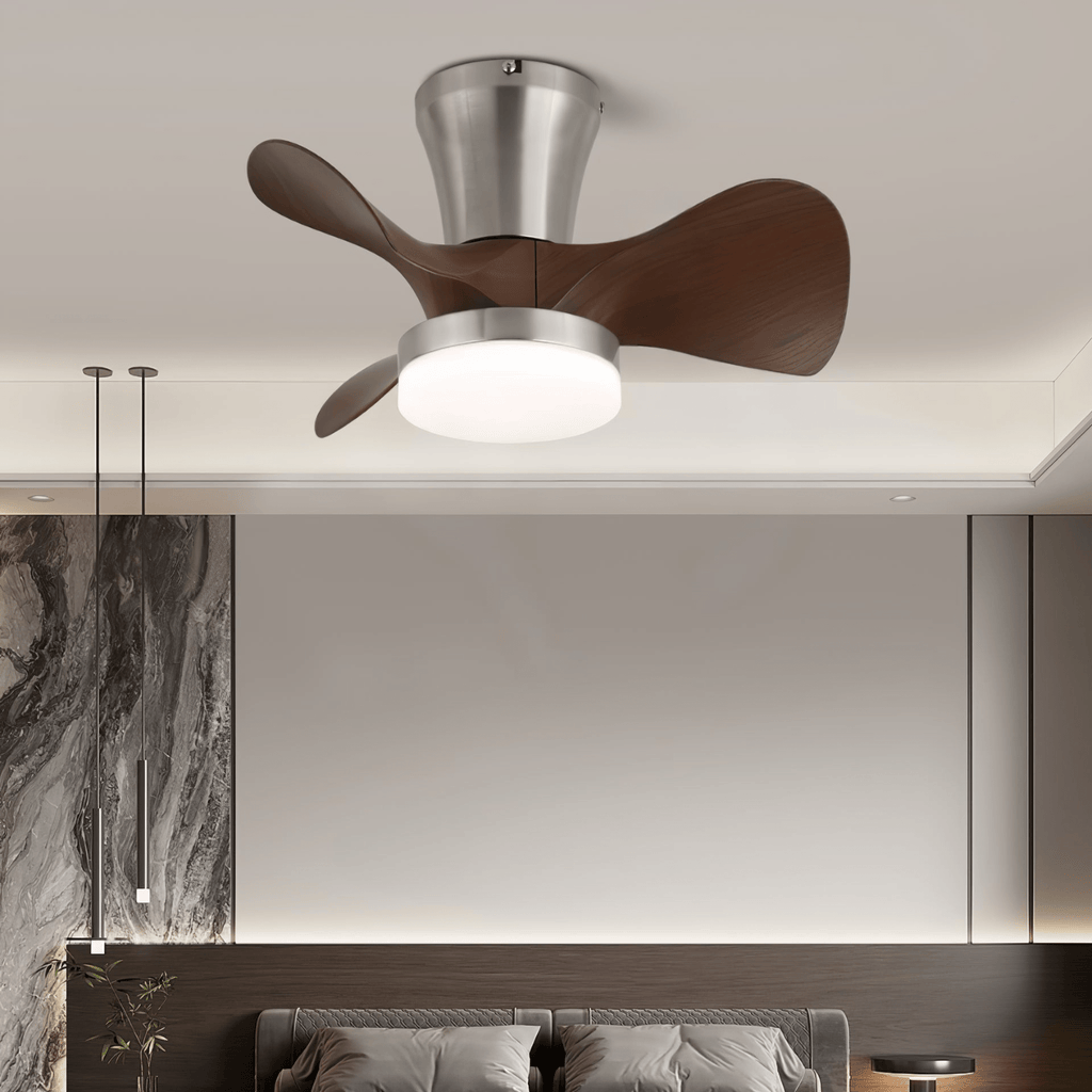 Kylen Modern Wood Ceiling Fan Light
