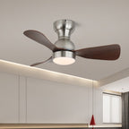 Aurdorus Modern Wood Ceiling Fan Light