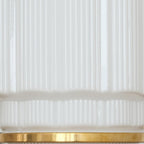 Lustra Pendant Light Brass Glass Ribbed
