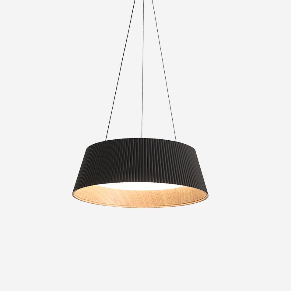 Delta Pendant Lamp Low Profile Wood Interior