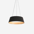 Delta Pendant Lamp Low Profile Wood Interior