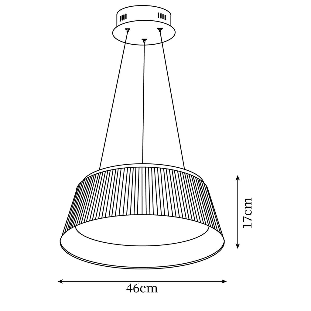 Delta Pendant Lamp Low Profile Wood Interior