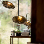 Avi Minimalist Spherical /Glass Pendant Light, 3 Color