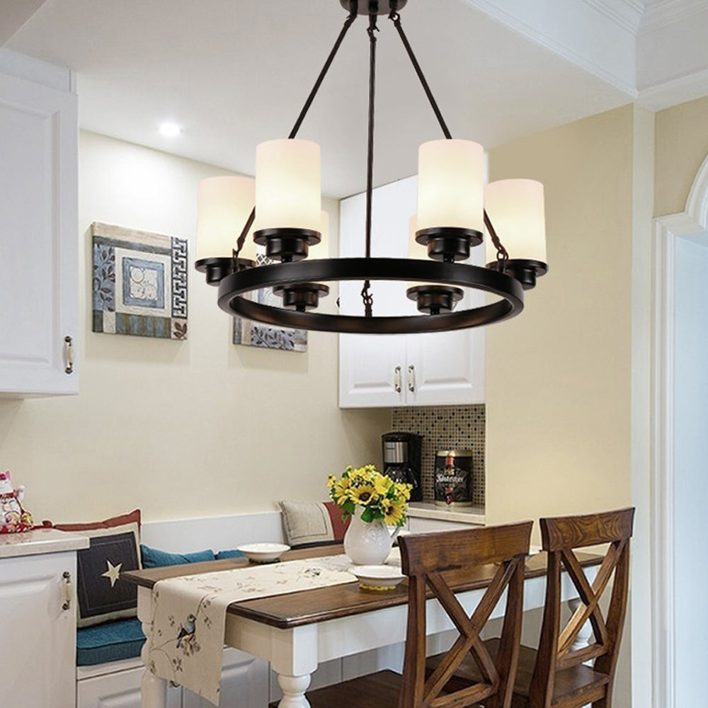 Silva Retro Glass Chandelier for Living Room