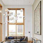 Avi Minimalist Spherical /Glass Pendant Light, 3 Color