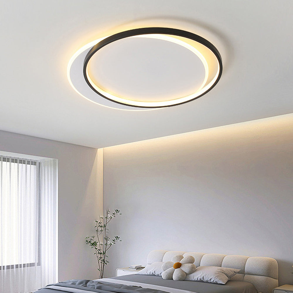 Arisha Modern Square Round Flush Mount Ceiling Light