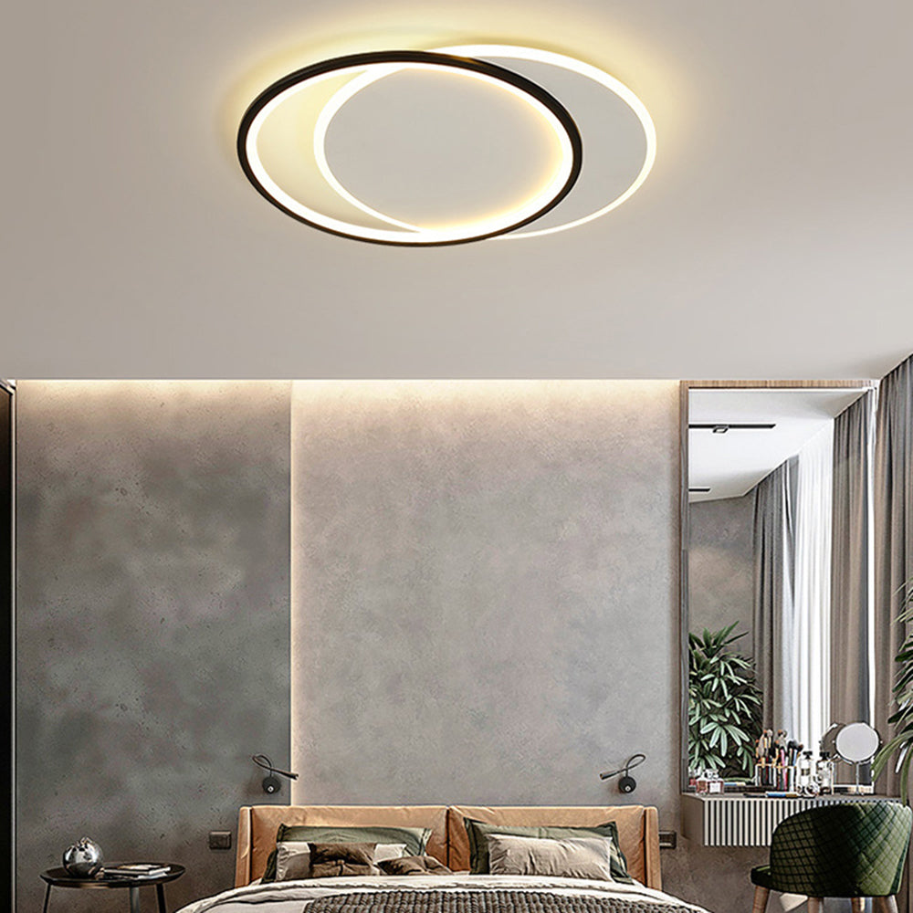 Arisha Modern Square Round Flush Mount Ceiling Light