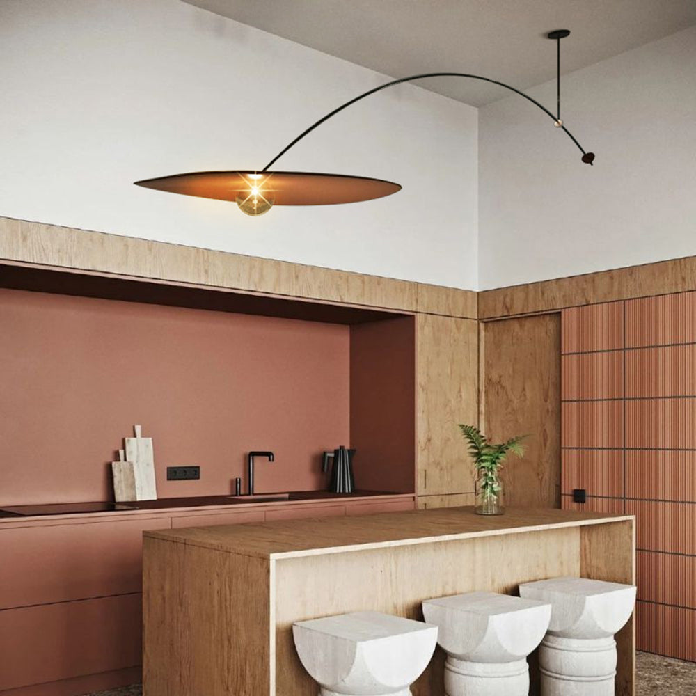 Arisha Minimalist LED Leaf Shaped Pendant Light
