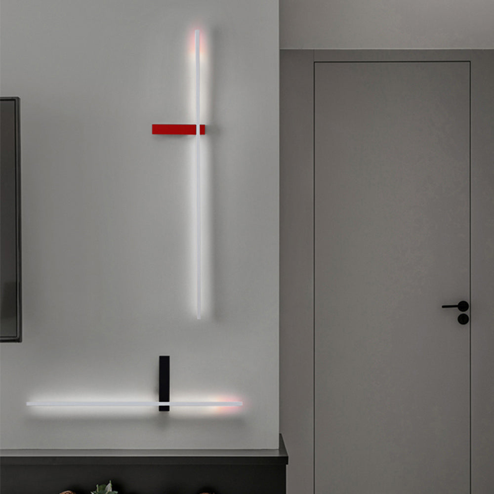 Arisha Minimalist Linear Multi-Color Indoor Wall Lamp Bedroom Lving Room