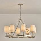 Unite Vintage Industrial Round Gold Chandelier