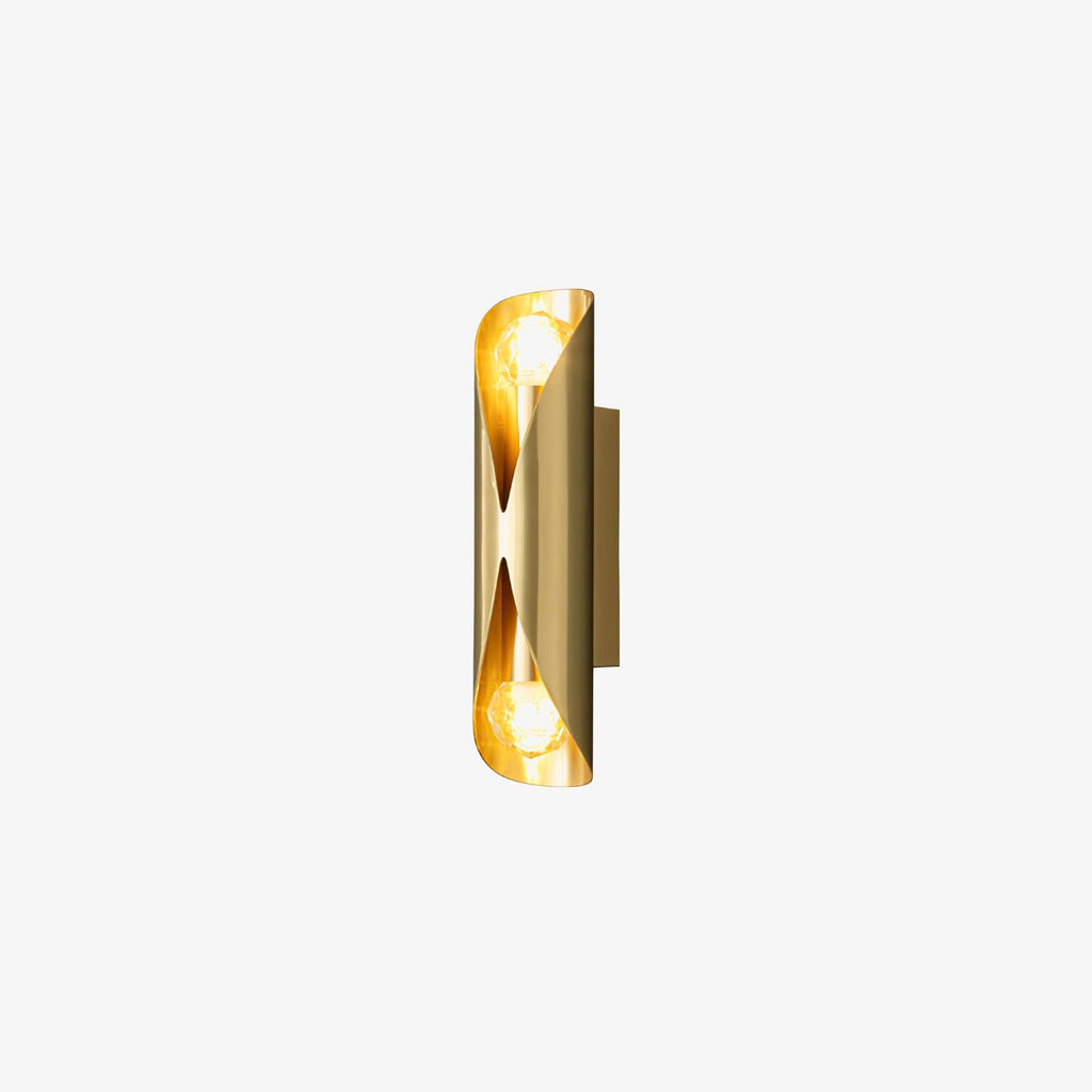 Avynila Modern Minimalist Diamonds Brass Wall Lamp