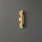 Avynila Modern Minimalist Diamonds Brass Wall Lamp