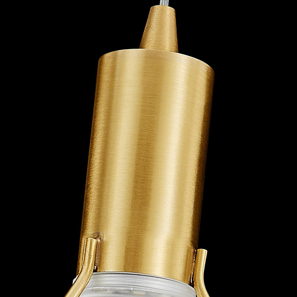 Elysianire Brass & Crystal Elegant Pendant Lamp