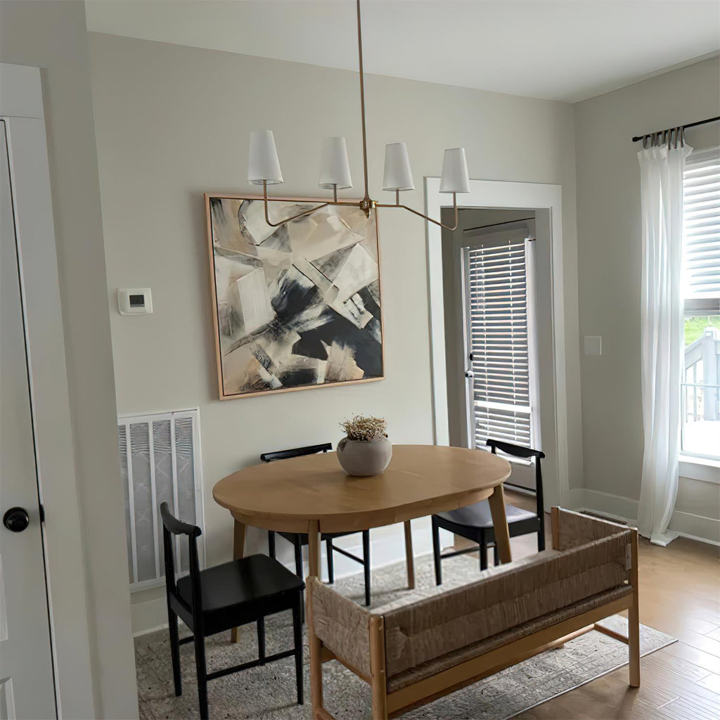 Diana Chandelier Tapered Shades Linear