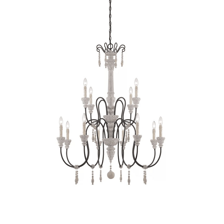 Epoch Postmodern Luxury Wood Chandelier