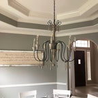 Epoch Postmodern Luxury Wood Chandelier