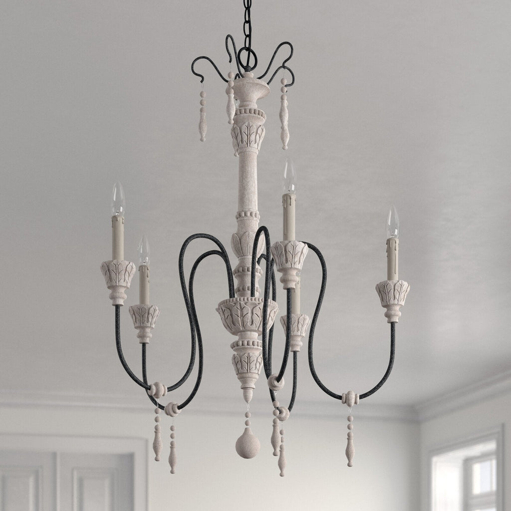 Epoch Postmodern Luxury Wood Chandelier