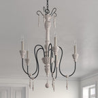 Epoch Postmodern Luxury Wood Chandelier