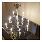 Epoch Postmodern Luxury Wood Chandelier