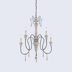 Epoch Postmodern Luxury Wood Chandelier