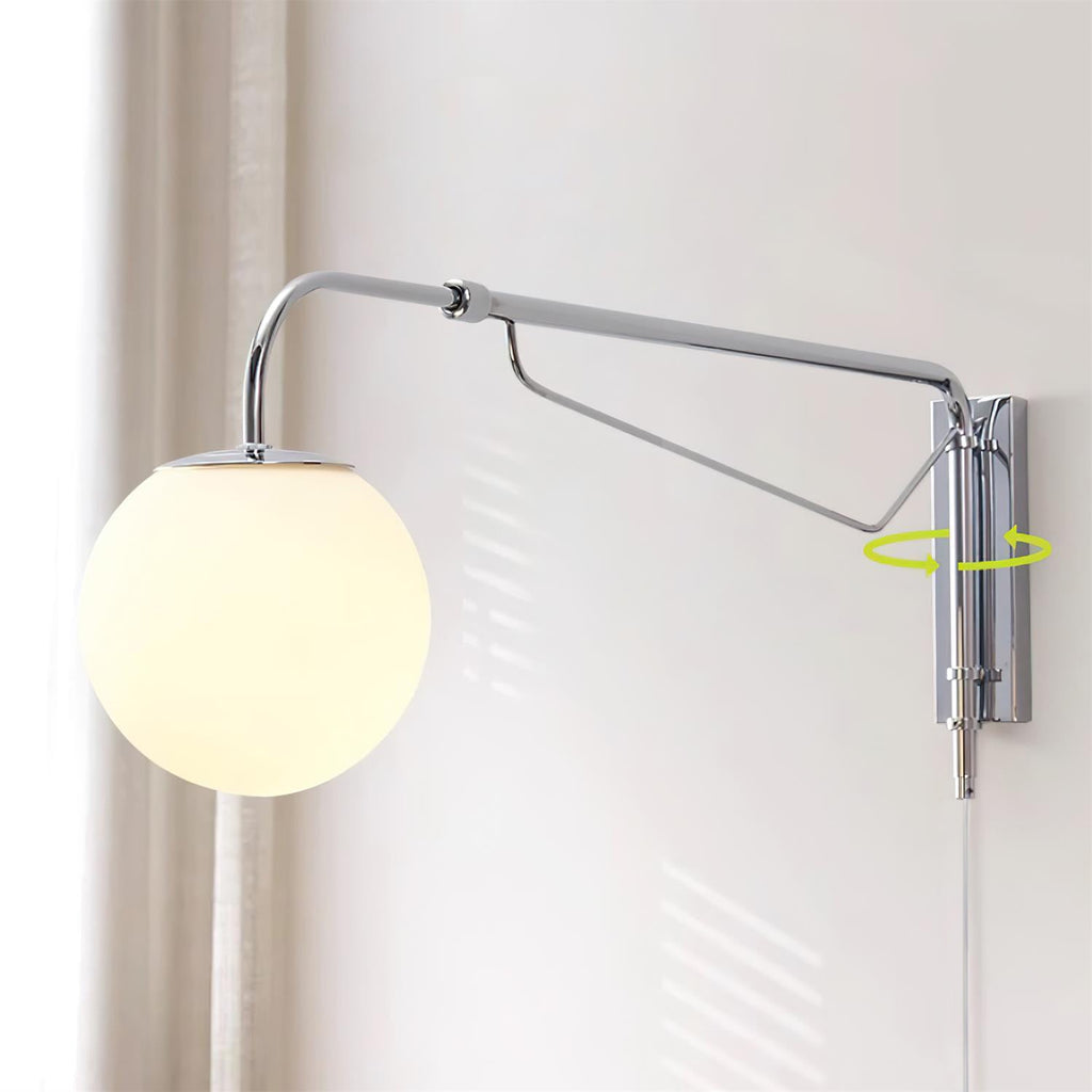 Orbit Modern Swing Arm Wall Lamp