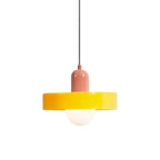 Ideal Modern Minimalist Disc Orb Glass Pendant Light