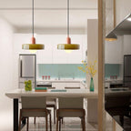 Ideal Modern Minimalist Disc Orb Glass Pendant Light