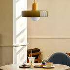 Ideal Modern Minimalist Disc Orb Glass Pendant Light