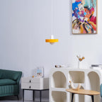 Ideal Modern Minimalist Disc Orb Glass Pendant Light