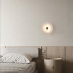 Selina Minimalist Alabaster Ceiling Light
