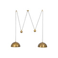 Omen Modern Minimalist Dome Balance Brass Pendant Lamp