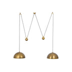 Omen Modern Minimalist Dome Balance Brass Pendant Lamp