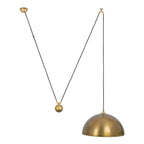 Omen Modern Minimalist Dome Balance Brass Pendant Lamp