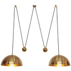 Omen Modern Minimalist Dome Balance Brass Pendant Lamp