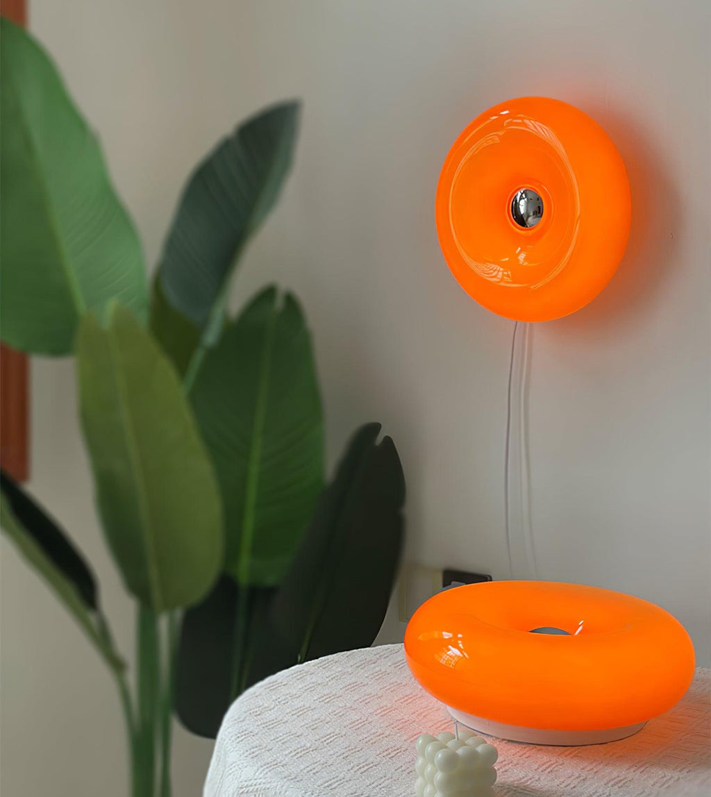 Donuts Retro Orange Wall Lamp
