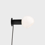Sole Modern Minimalist Sphere Brass Glass Wall Lamp