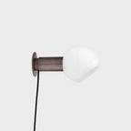 Sole Modern Minimalist Sphere Brass Glass Wall Lamp