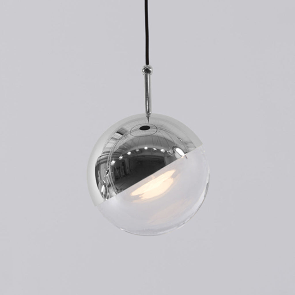 Solara Pendant Lamp Steel Glass Multi Drop Minimalist Staircase