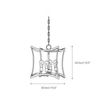 Tract Elegance Vintage Brass Lantern Pendant Lamp
