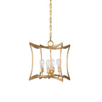 Tract Elegance Vintage Brass Lantern Pendant Lamp