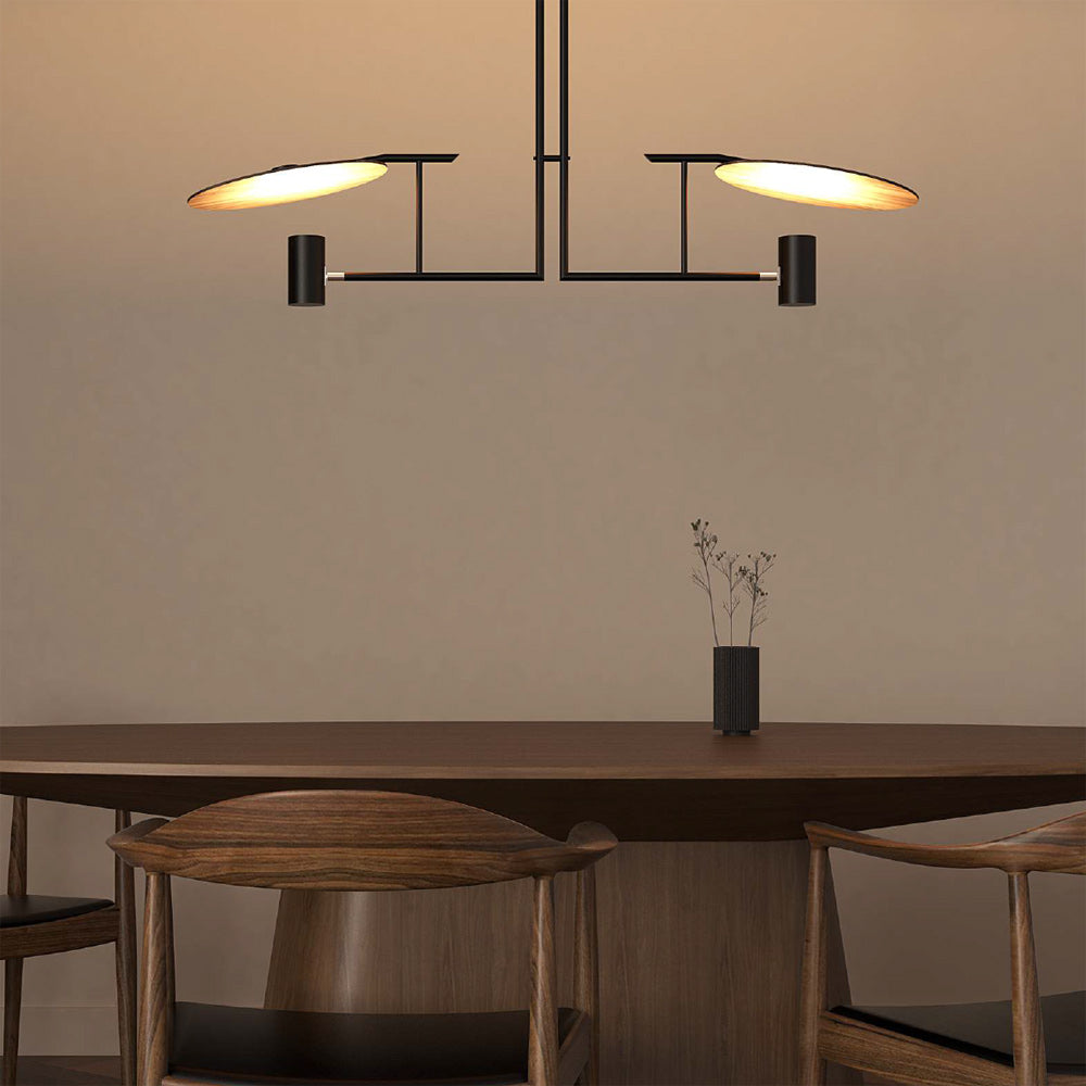 Warp Premium Elegance Linear Wooden Chandelier