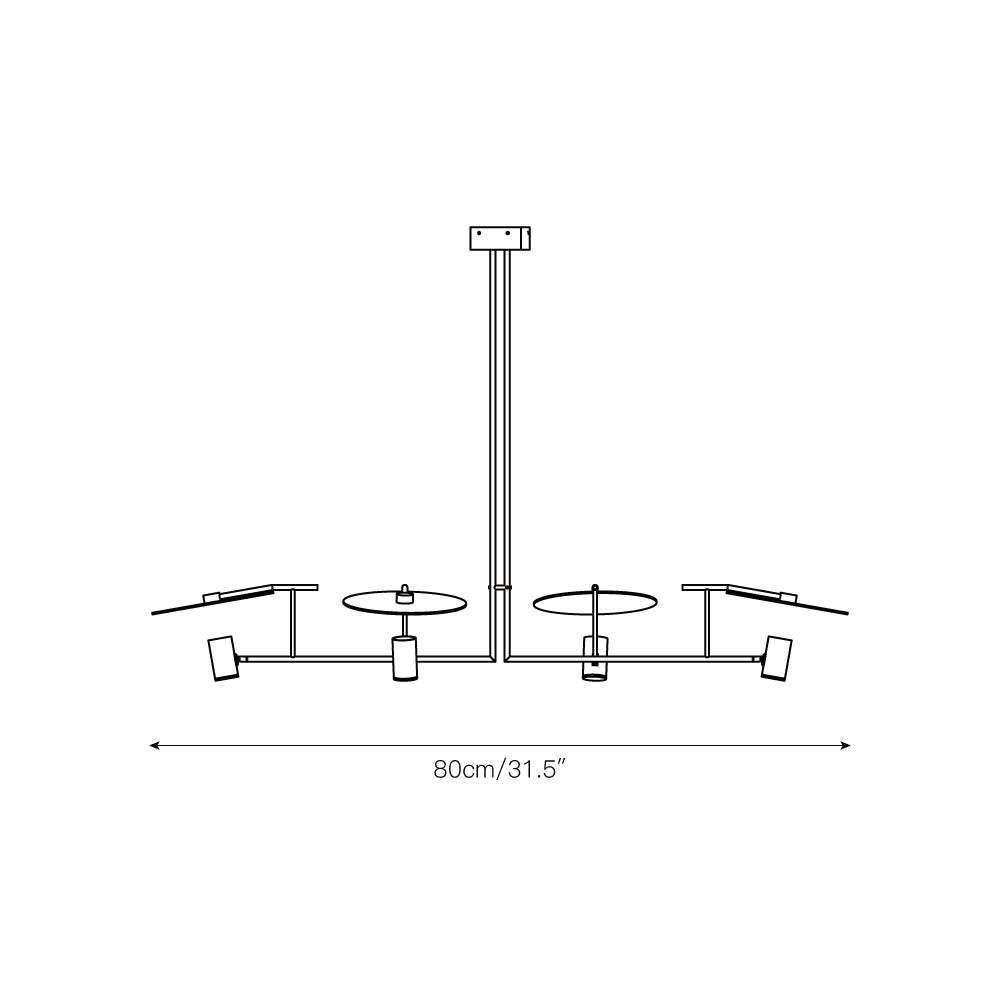 Warp Premium Elegance Linear Wooden Chandelier