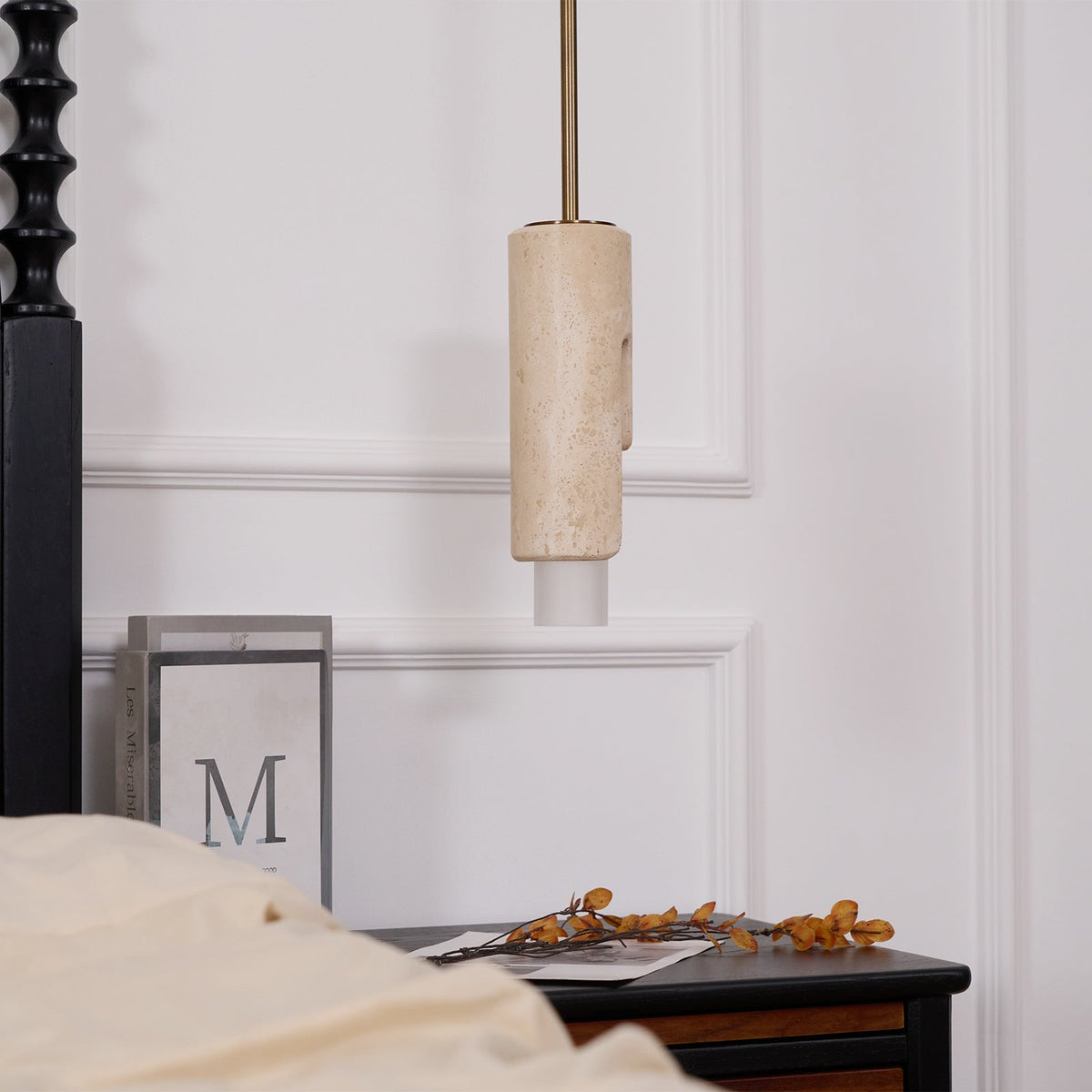 Elix Modern Minimalist Marble Glass Pendant Lamp