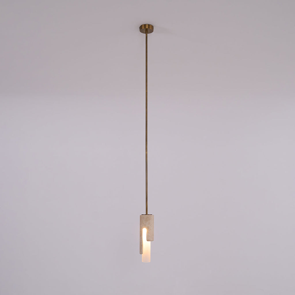 Elix Modern Minimalist Marble Glass Pendant Lamp