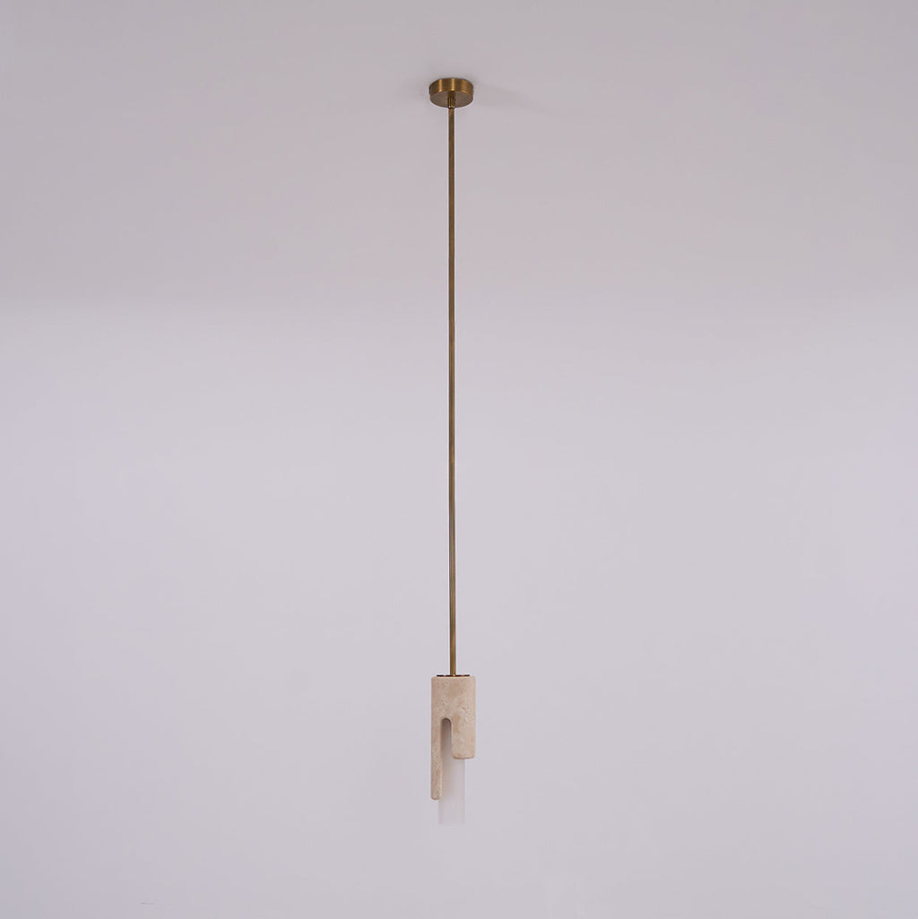 Elix Modern Minimalist Marble Glass Pendant Lamp