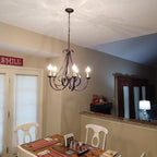 Cove Vintage Industrial Brass Chandeliers