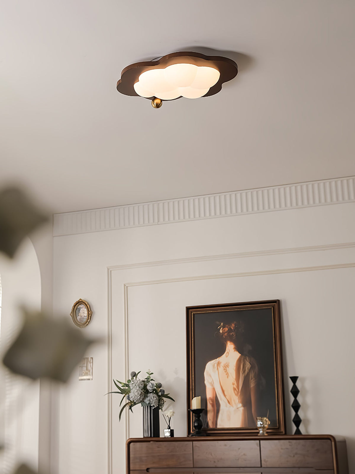 Ivaren Premium Nordic Art Wood Ceiling Light