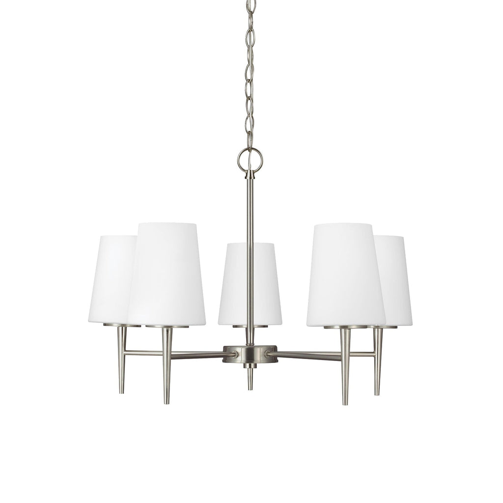 Gaze Elegance Vintage Brass Glass Chandelier